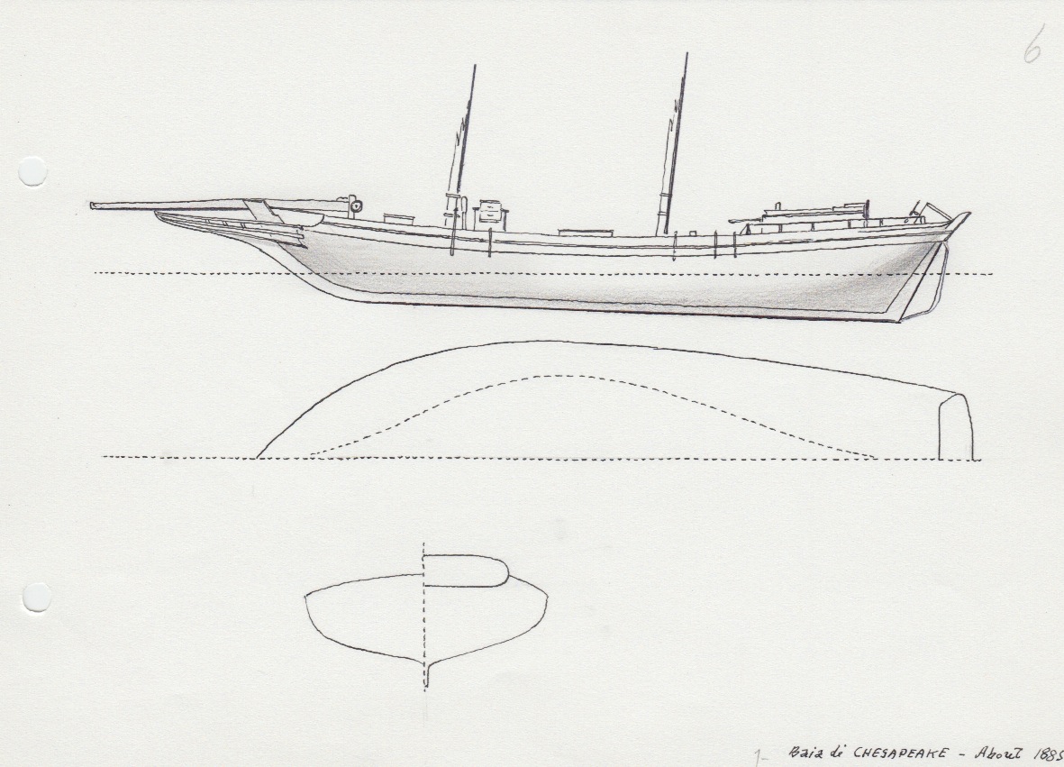 148 Baia di Chesapeake - schooner - 1885